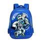 Cartoon Breathable Burden-reducing Children’s Backpack - Burden-Free Fun with Blue Spaceman Backpack