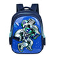 Cartoon Breathable Burden-reducing Children’s Backpack - Burden-Free Fun with Blue Spaceman Backpack