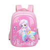 Cartoon Breathable Burden-reducing Children's Backpack - Pink Mermaid