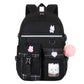 Cartoon Cute And Lightweight Burden-reducing Student Schoolbag - Soft and Silly Hairy Ball Tuition Bag for Students