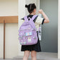 Cartoon Cute And Lightweight Burden-reducing Student Schoolbag - Soft and Silly Hairy Ball Tuition Bag for Students