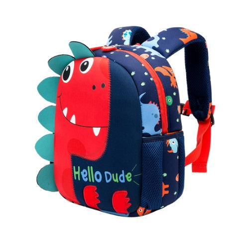 Cartoon Cute Children Kindergarten Dinosaur School Bag - Naughty Dinosaur School Bag for Tiny T-Rexes