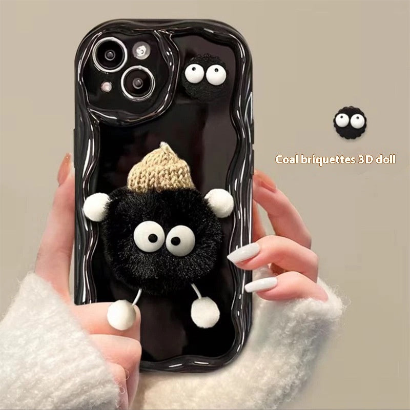 Cartoon Cute Plush Hat Doll Compatible with iPhone Non Apple Products - Adorn Your Phone a cartoon cute plush hat doll