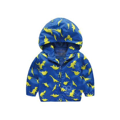 Cartoon Dinosaur Jacket Long Sleeve Hooded Cardigan for Kids - Teleplus Hoodie cartoon dinosaur jacket
