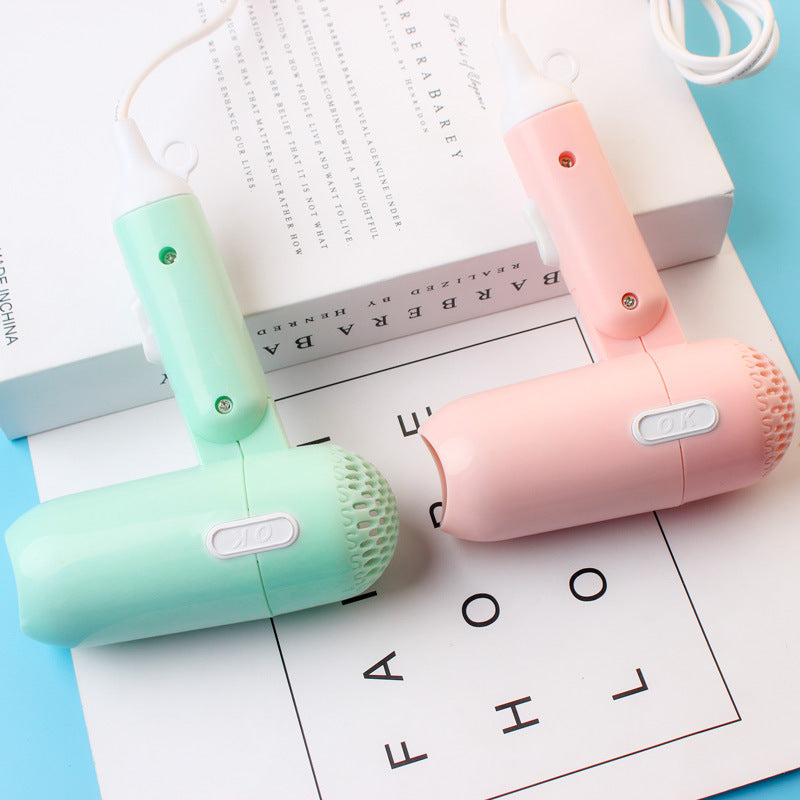 Cartoon Hair Dryer Household Travel Small Foldable with Air Nozzle - cartoon hair dryer household travel small foldable