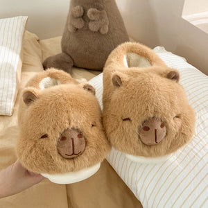 Cartoon Inner Artificial Wool Shoes with Rounded Toe Bracket for Comfort - Teleplus rounded toe bracket teleplus