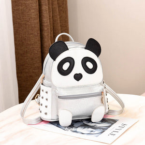 Cartoon panda backpack - Panda-tastic Backpack for Trendy School Adventures