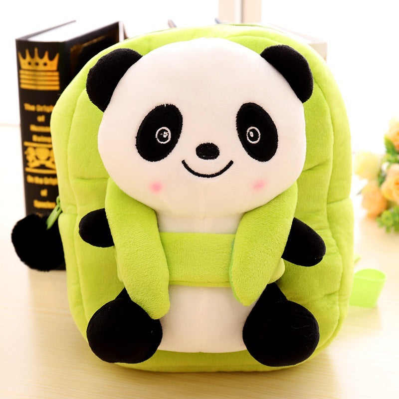 Cartoon panda plush children’s school bag - Hug a Panda with Our Plush School Bag Adventure