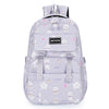 Cartoon Rabbit Pattern Printed Large Capacity Backpack - Gray