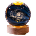 Carved Crystal Ball Small Night Lamp with Surface Polishing Material - for Cozy Decor carved crystal ball small night