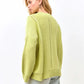Cashmere Acrylic Pullover Sweater for Women in Milky White Gray Blue Green - Teleplus