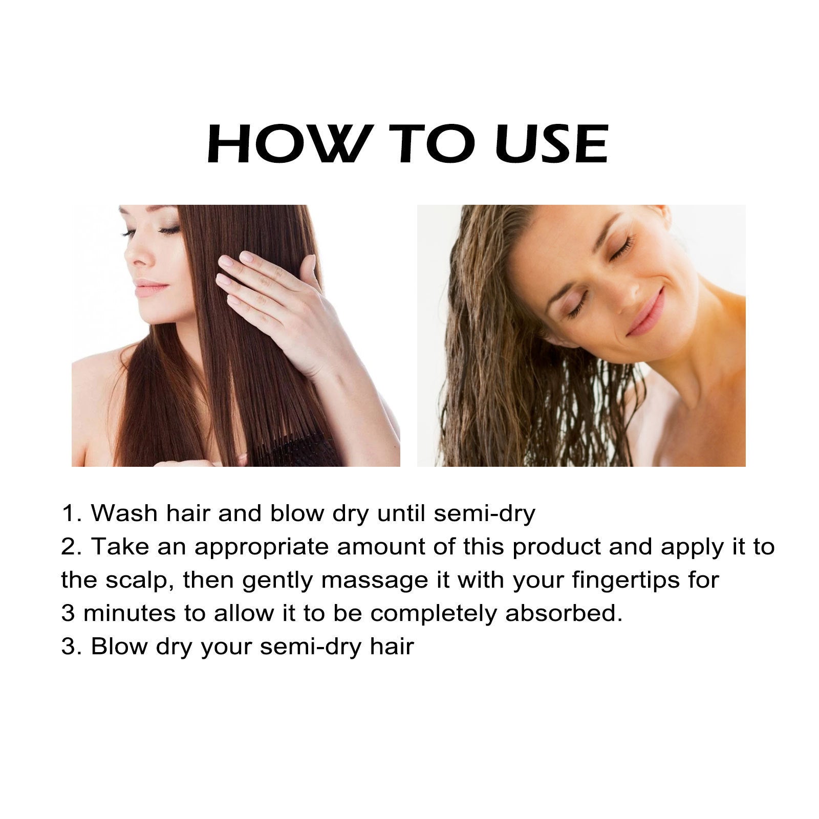 Castor Oil Hair Care Essential for Dense Fixed with Vitamins B5 B7 - Teleplus hair care essential castor oil