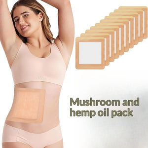 Castor Oil Pack Heating Pad 20x20cm Cotton Patch for Hot Cold Therapy - Teleplus castor oil