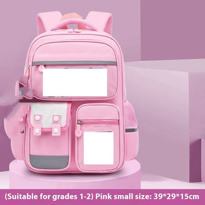 Casual Backpack Lightweight And Large Capacity Schoolbag - Big Capacity Little Trouble Kuluom Pink Backpack