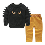 Casual Children Cartoon Long Sleeve Sweater Little Kids’ Track Pants - Cartoon Sweaters for Trendy Babies Aged 0-5