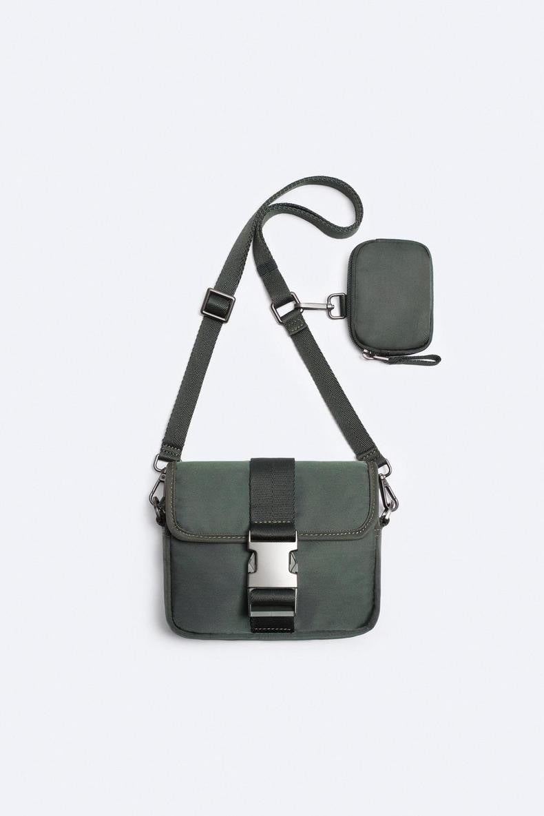 Casual Crossbody Shoulder Bag with Coin Purse in Multiple Colors for Men - Teleplus coin purse casual crossbody shoulder