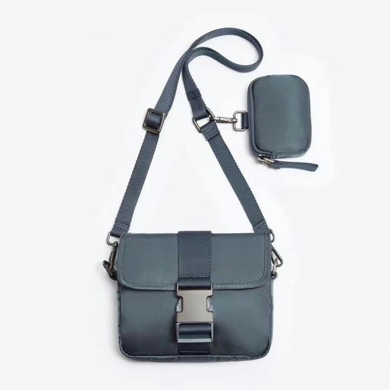 Casual Crossbody Shoulder Bag with Coin Purse in Multiple Colors for Men - Teleplus coin purse casual crossbody shoulder