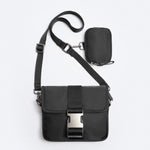 Casual Crossbody Shoulder Bag with Coin Purse in Multiple Colors for Men - Teleplus coin purse casual crossbody shoulder