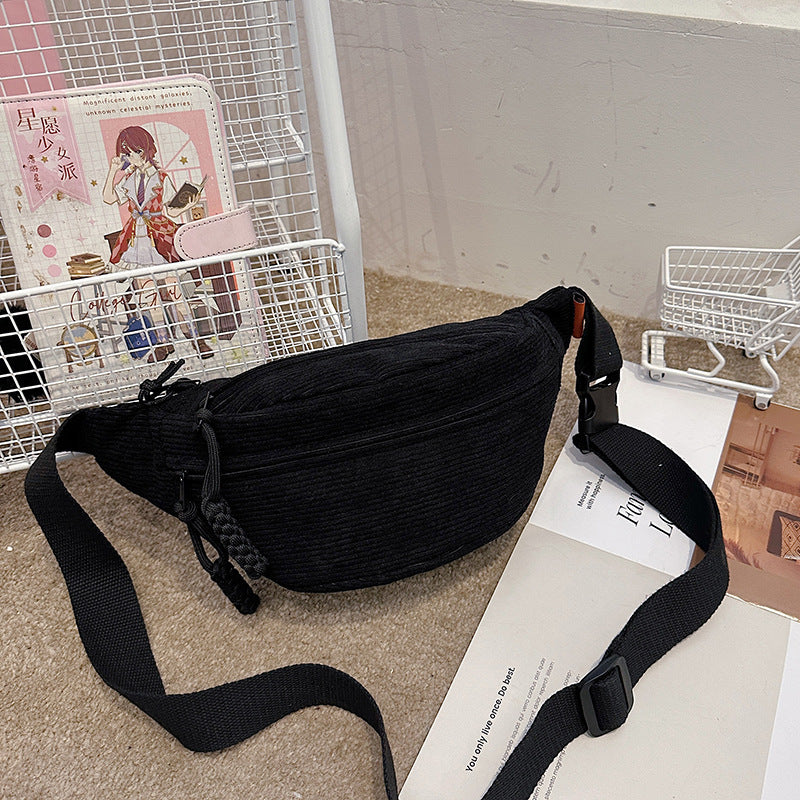 Casual Crossbody Shoulder Bag with Preppy Style and Polyester Lining - Teleplus in korean preppy style casual crossbody