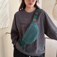 Casual Crossbody Shoulder Bag with Preppy Style and Polyester Lining - Teleplus in korean preppy style casual crossbody