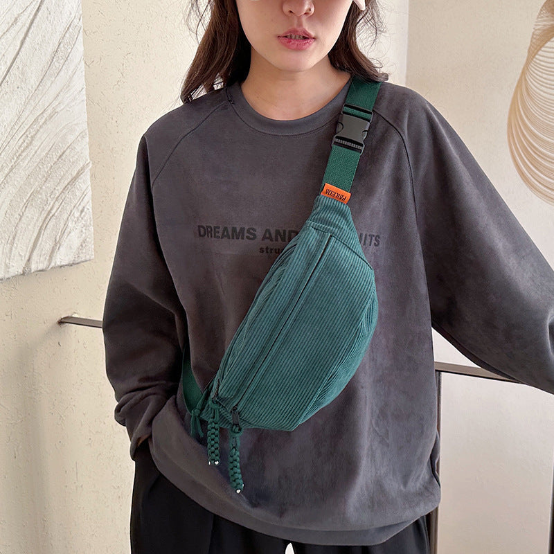 Casual Crossbody Shoulder Bag with Preppy Style and Polyester Lining - Teleplus in korean preppy style casual crossbody