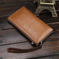 Casual Men’s Leather Bag with Zipper Pocket for United States and CHF Buyers - Wallets Men Who Can’t Keep It Together