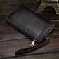 Casual Men’s Leather Bag with Zipper Pocket for United States and CHF Buyers - Wallets Men Who Can’t Keep It Together