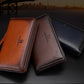 Casual PU Leather Horizontal Wallet Bag for United States Travel - Large with 2cm Expansion Real Men united states chf