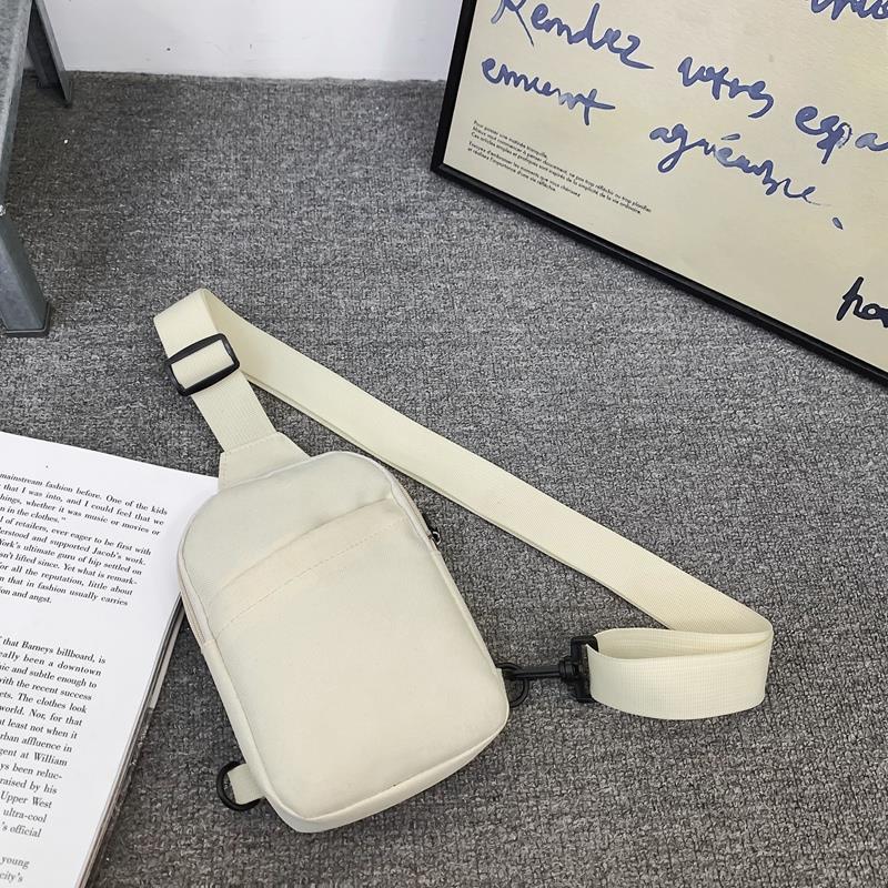 Casual Simple Fashion Shoulder Bag with Nylon Lining and Multiple Pockets - casual simple fashion shoulder bag