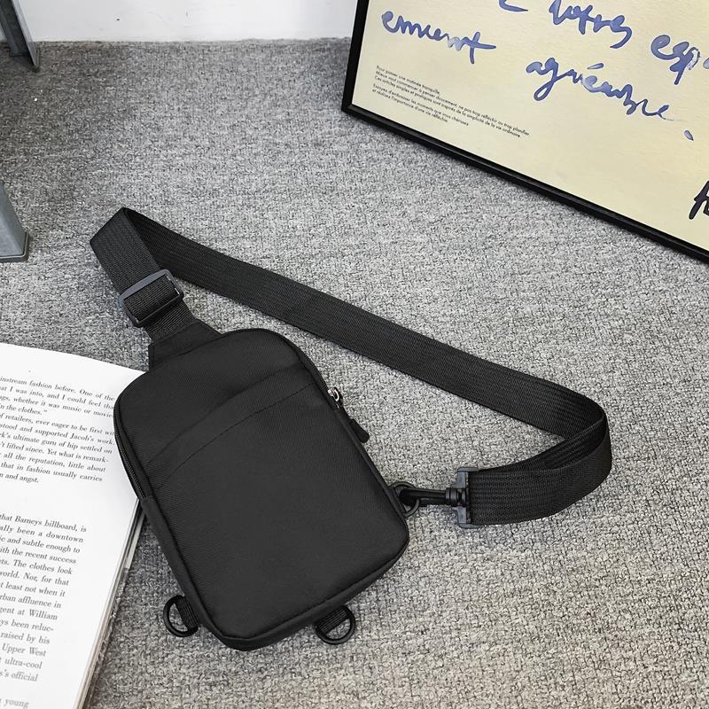 Casual Simple Fashion Shoulder Bag with Nylon Lining and Multiple Pockets - casual simple fashion shoulder bag