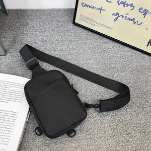 Casual Simple Fashion Shoulder Bag with Nylon Lining and Multiple Pockets - casual simple fashion shoulder bag