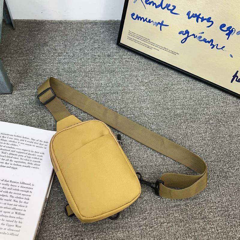 Casual Simple Fashion Shoulder Bag with Nylon Lining and Multiple Pockets - casual simple fashion shoulder bag