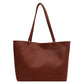 Casual Soft Leather Large Shoulder Bag with Spacious Interior and Multiple Colors - Teleplus for Daily Use casual soft