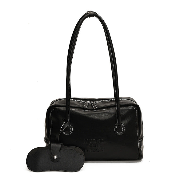 Casual Tote Bag Retro Fashion Polyester Cotton Brown and Red - Teleplus casual tote bag retro fashion