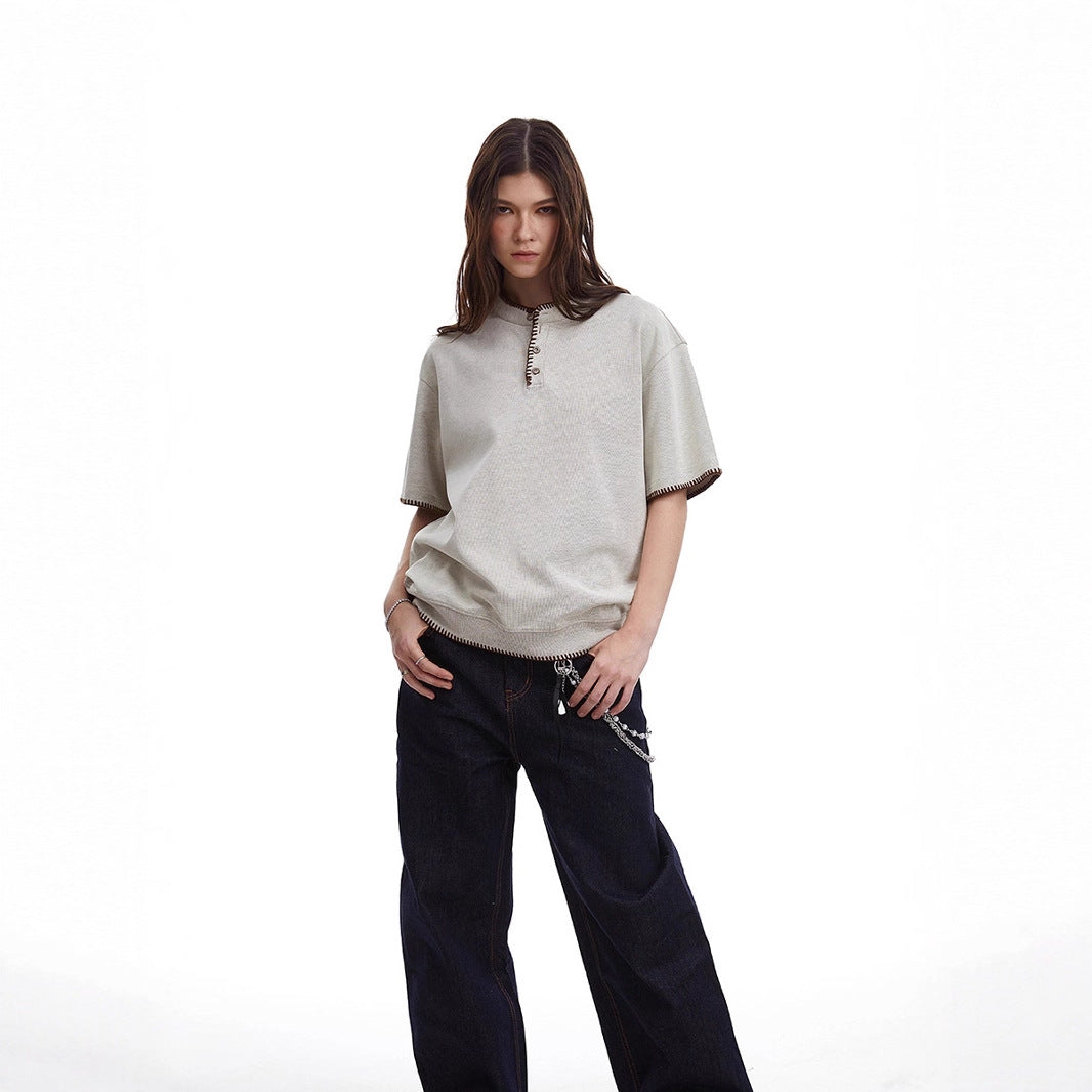 Casual Unisex Loose Pullover Sweater in Solid Colors with Asian Sizing - Teleplus