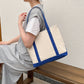 Casual Versatile Large Capacity Canvas Shoulder Bag in Multiple Colors - Teleplus for Use casual versatile simple large