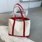 Casual Versatile Large Capacity Canvas Shoulder Bag in Multiple Colors - Teleplus for Use casual versatile simple large