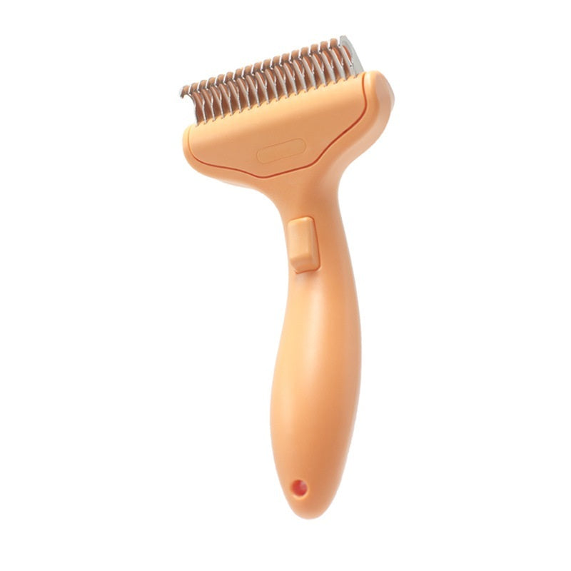 Cat and Dog Grooming Comb ABS Detangling Brush for Shedding Mats - Teleplus