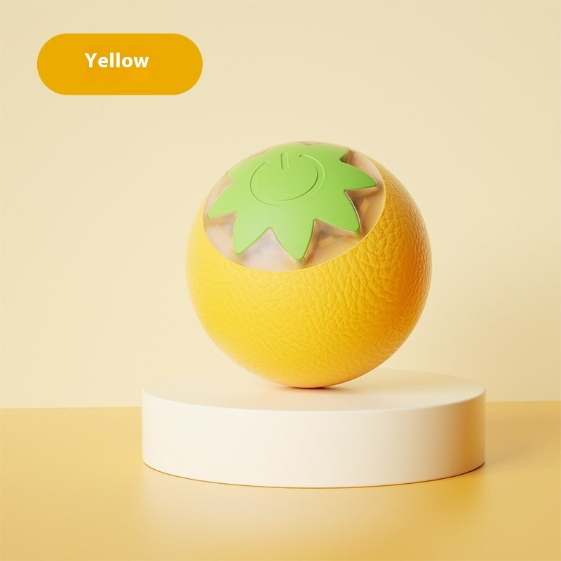 Cat Ball-Green and Orange Interactive Rolling Ball Toy for Pets - Telepluscomtr orange cat ball-green