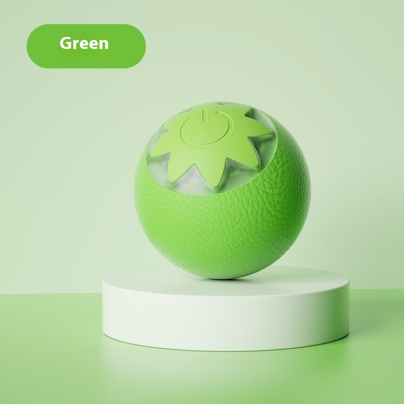 Cat Ball-Green and Orange Interactive Rolling Ball Toy for Pets - Telepluscomtr orange cat ball-green