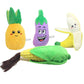 Cat Plush Toys Vegetable and Fruit Shaped Interactive Soft Pet Toy