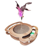 Cat Scratch Board with Handbell Corrugated Cardboard Scratcher Pad - Paper cat scratch board corrugated paper