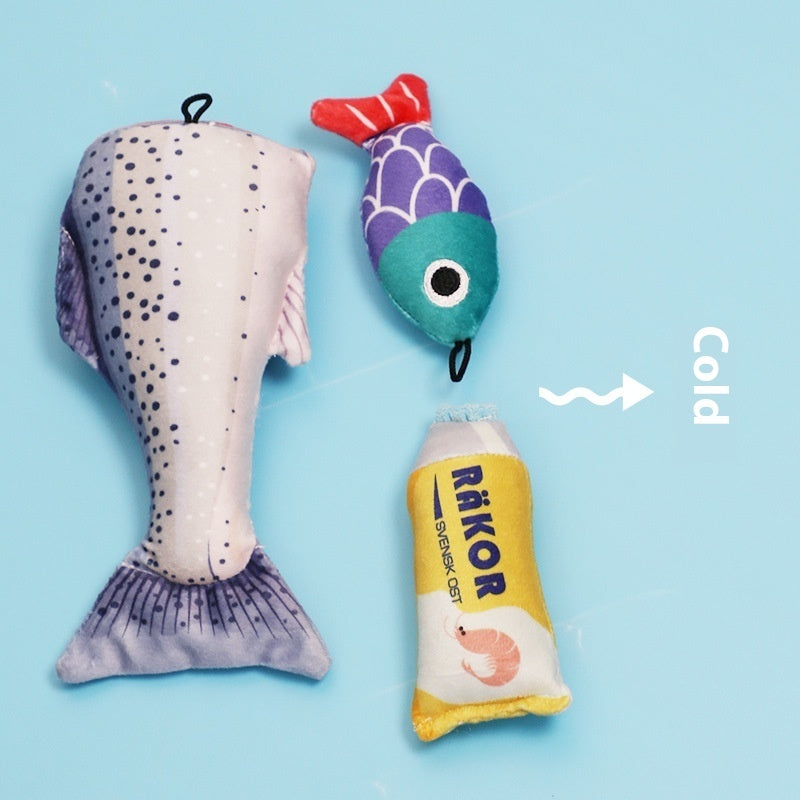 Catnip Plush Toy for Cats Interactive Cat Soft Stuffed Pet