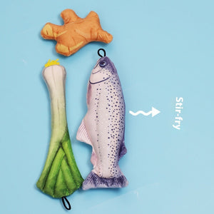 Catnip Plush Toy for Cats Interactive Cat Soft Stuffed Pet