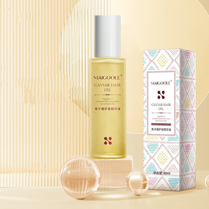 Caviar Hair Care Essential Oil for Damage Repair and Frizz Control - Teleplus hair care essential oil caviar
