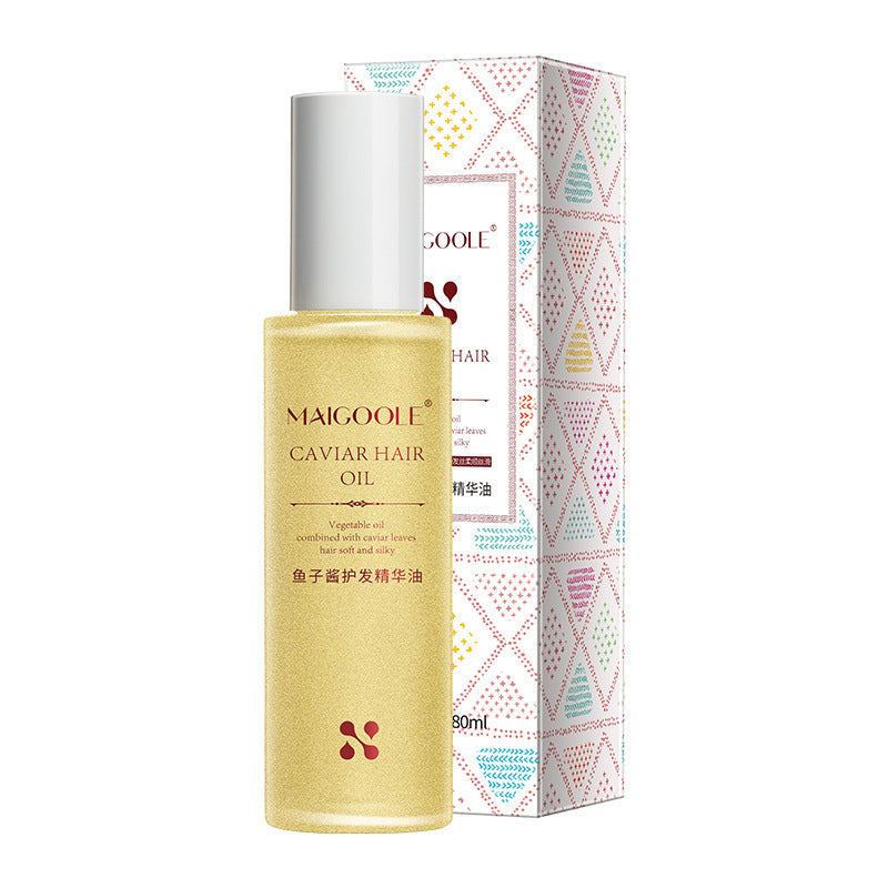 Caviar Hair Care Essential Oil for Damage Repair and Frizz Control - Teleplus hair care essential oil caviar