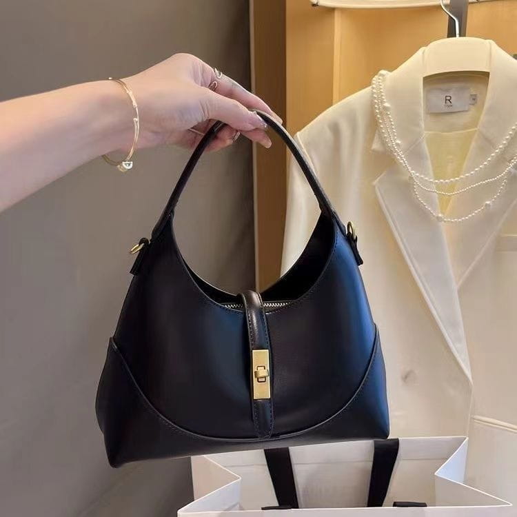 Synthetic Leather Shoulder Messenger Bag for Commute and Hand