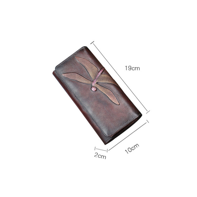 Top Layer Women’s Butterfly Leather Long Wallet - Butterfly Wallets: For Classy Ladies Who Fly High