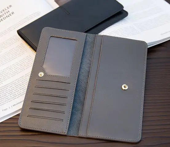 PU Leather Wallets in Multiple Colors for the United States and CHF Buyers