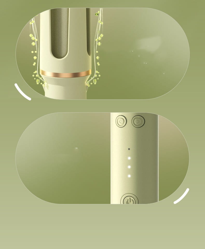 Tourmaline Ceramic Hair Curler for Dry and Wet with Large Diameter